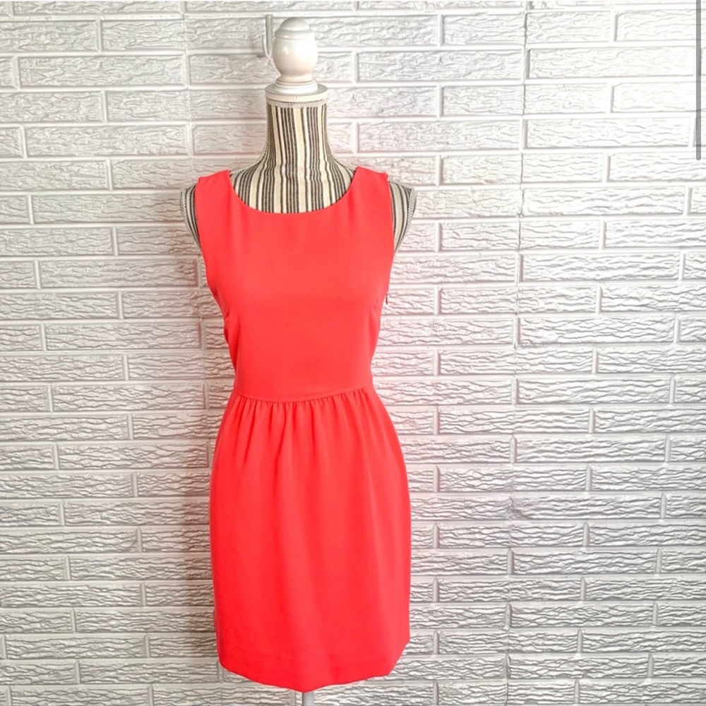J.Crew Neon Coral Dress